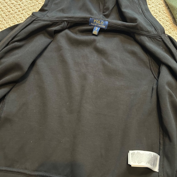 NWOT Polo Ralph Lauren Black Cotton Hoodie for Boys - Picture 7 of 7